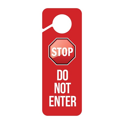 楽天市場】Stop Do Not Enter Door Hanger Sign 立ち入り禁止 ハンガー