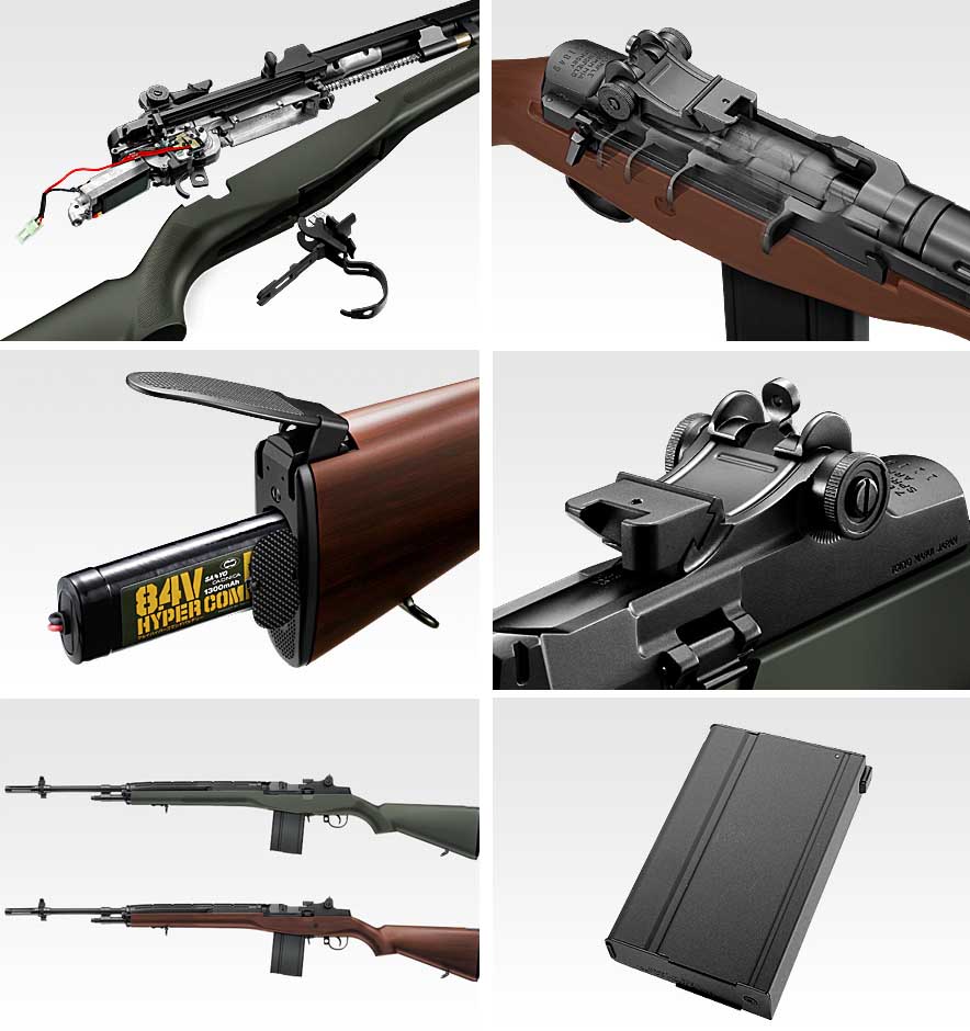 楽天市場】東京マルイ 電動ガン M14 ファイバータイプ ODストック