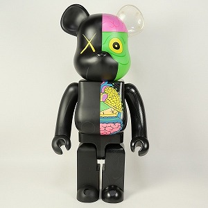 メディコムトイ・ベアブリックBE@BRICK・KUBRICKコラボ限定kaws