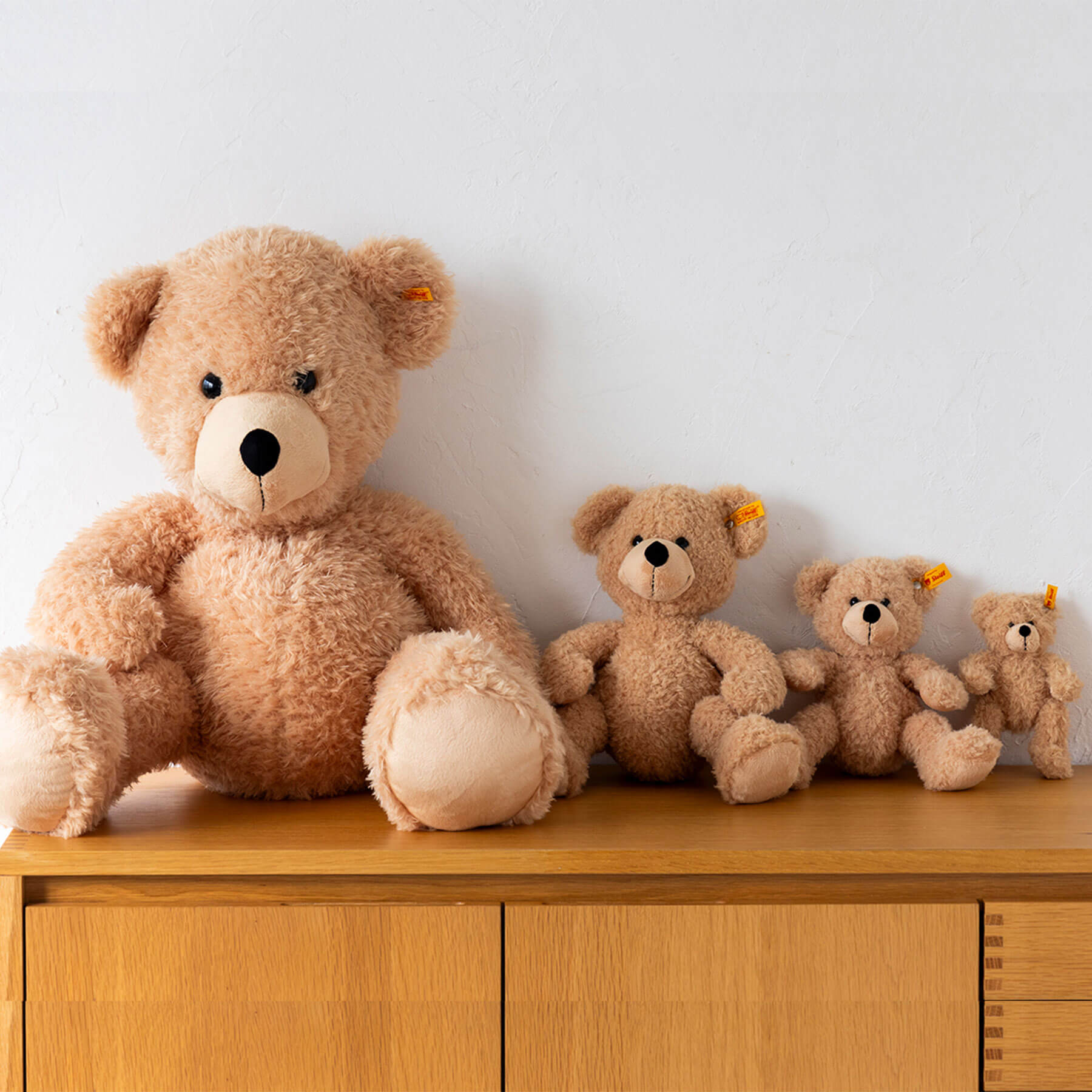 楽天市場】【シュタイフ公式】 テディベア フィン ベージュ 80cm