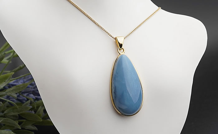 楽天市場】【一点物】ブルーオパールAAA ペンダントトップ シルバー925