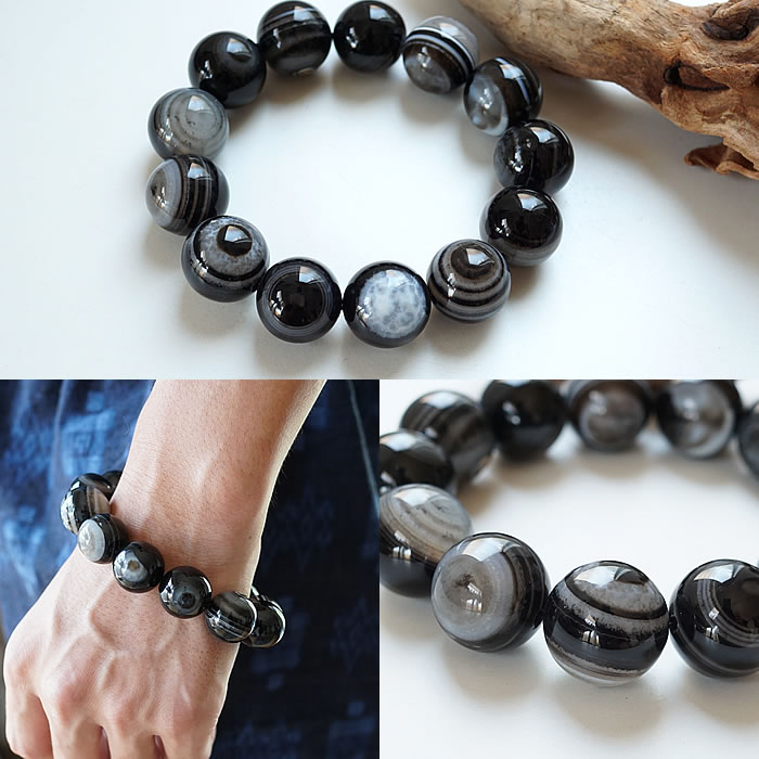 楽天市場】天眼石18mm ブレスレット 天然石 パワーストーン 天眼石