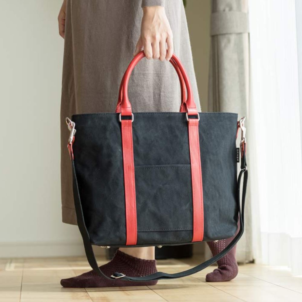 楽天市場】日乃本帆布 帆布製 2WAYトートバッグ | 撥水トートバッグ 武