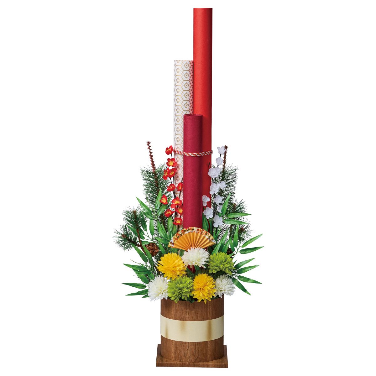 楽天市場】【5%OFFクーポン有り！2月25日限り】彩華門松アレンジ 1台