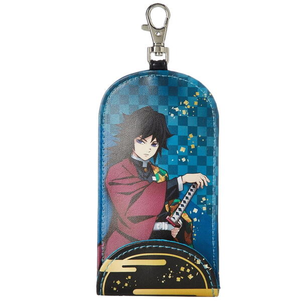 楽天市場】鬼滅の刃 リール付 キーケース キーホルダー キーカバー