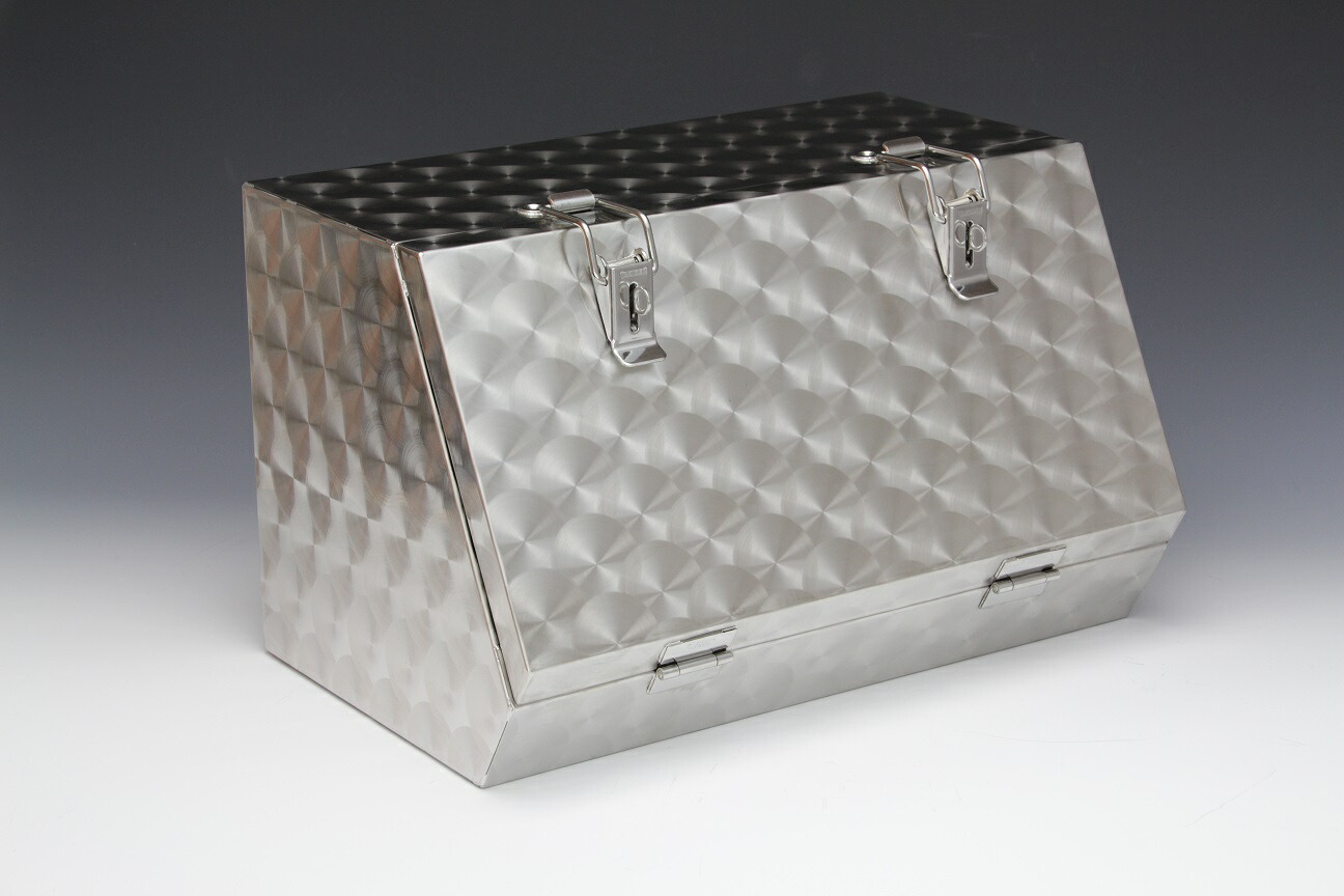 楽天市場】ステンレス工具箱 400Lx250Hx260D 鏡面／ウロコ