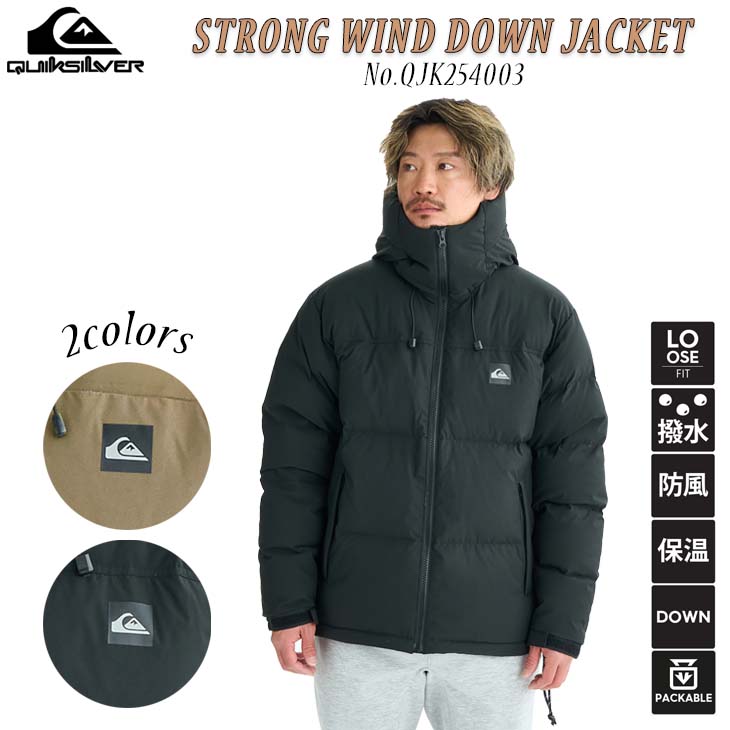 楽天市場】25 QUIKSILVER クイックシルバー ダウンジャケット STRONG