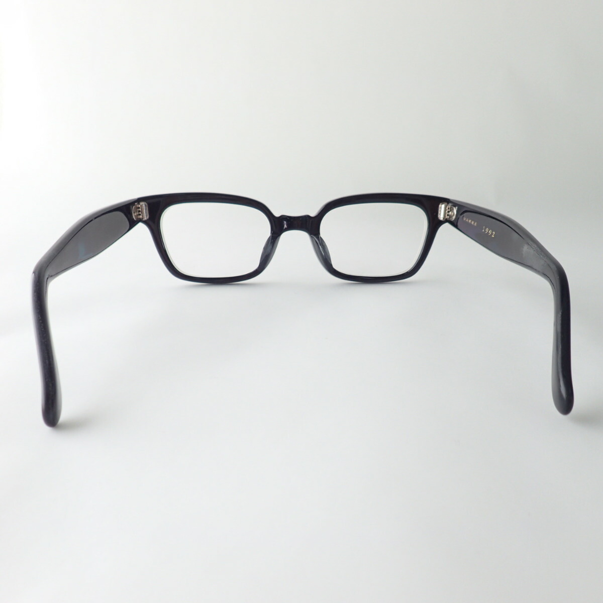 楽天市場】白山眼鏡 DECO 度入りレンズ メガネフレーム ブラック【中古