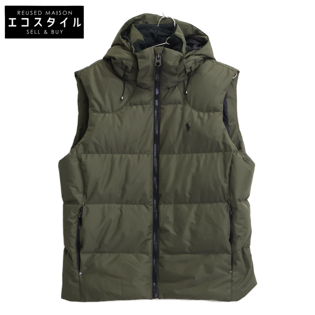 Ralph Lauren ダウンベスト M グリーン RLX RALPH LAUREN ダウンベスト