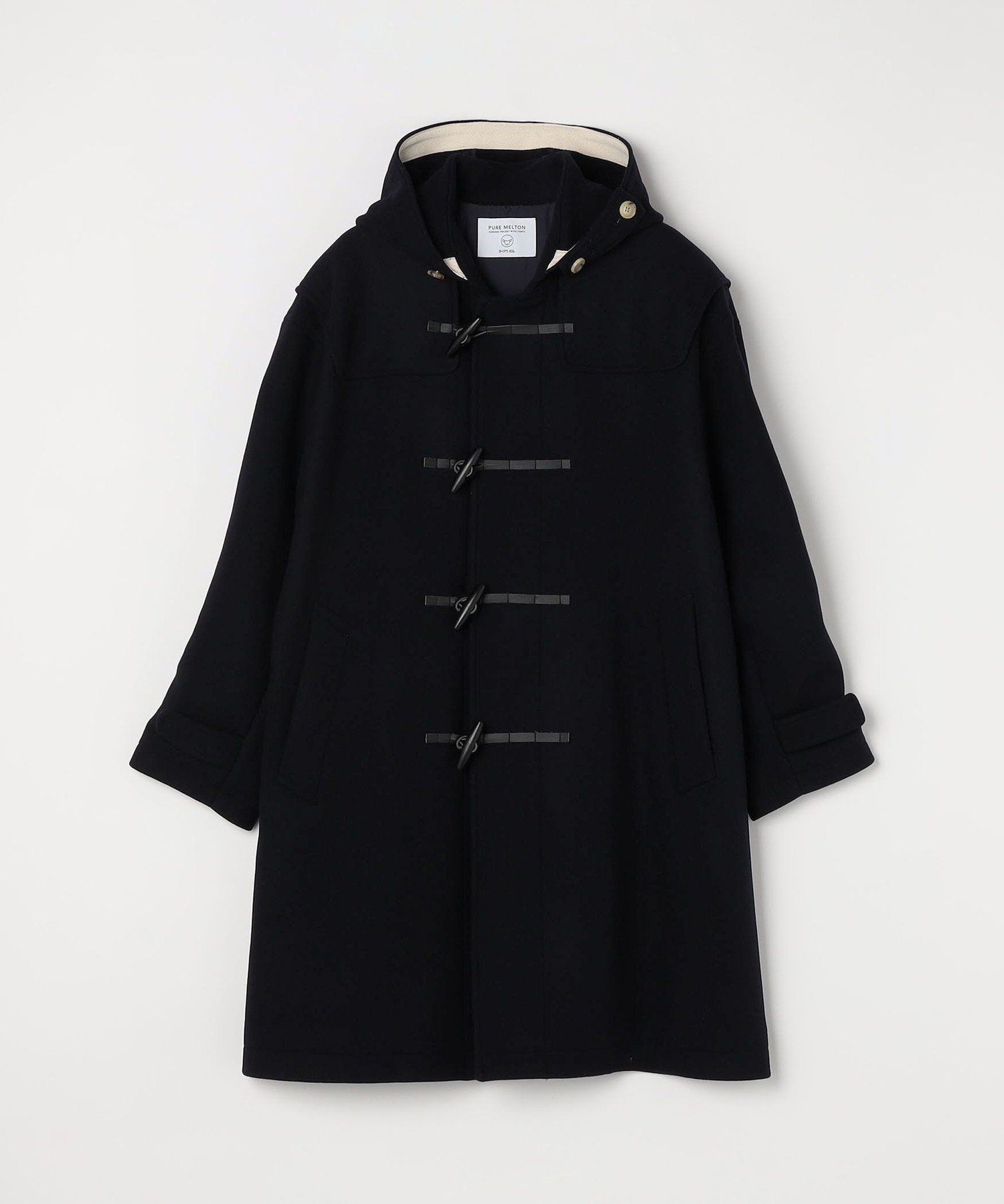 SHIPS｜SHIPS any: PURE WOOL MELTON ダッフル コート 25AW