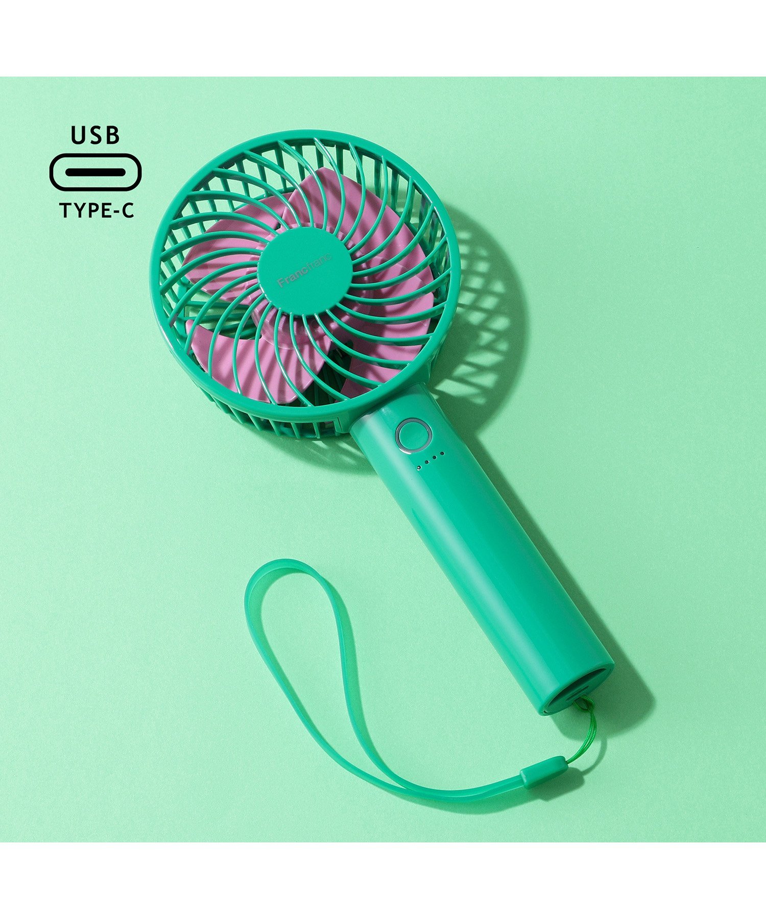 Francfranc｜2025年モデル フレ ハンディファン バイカラー 携帯