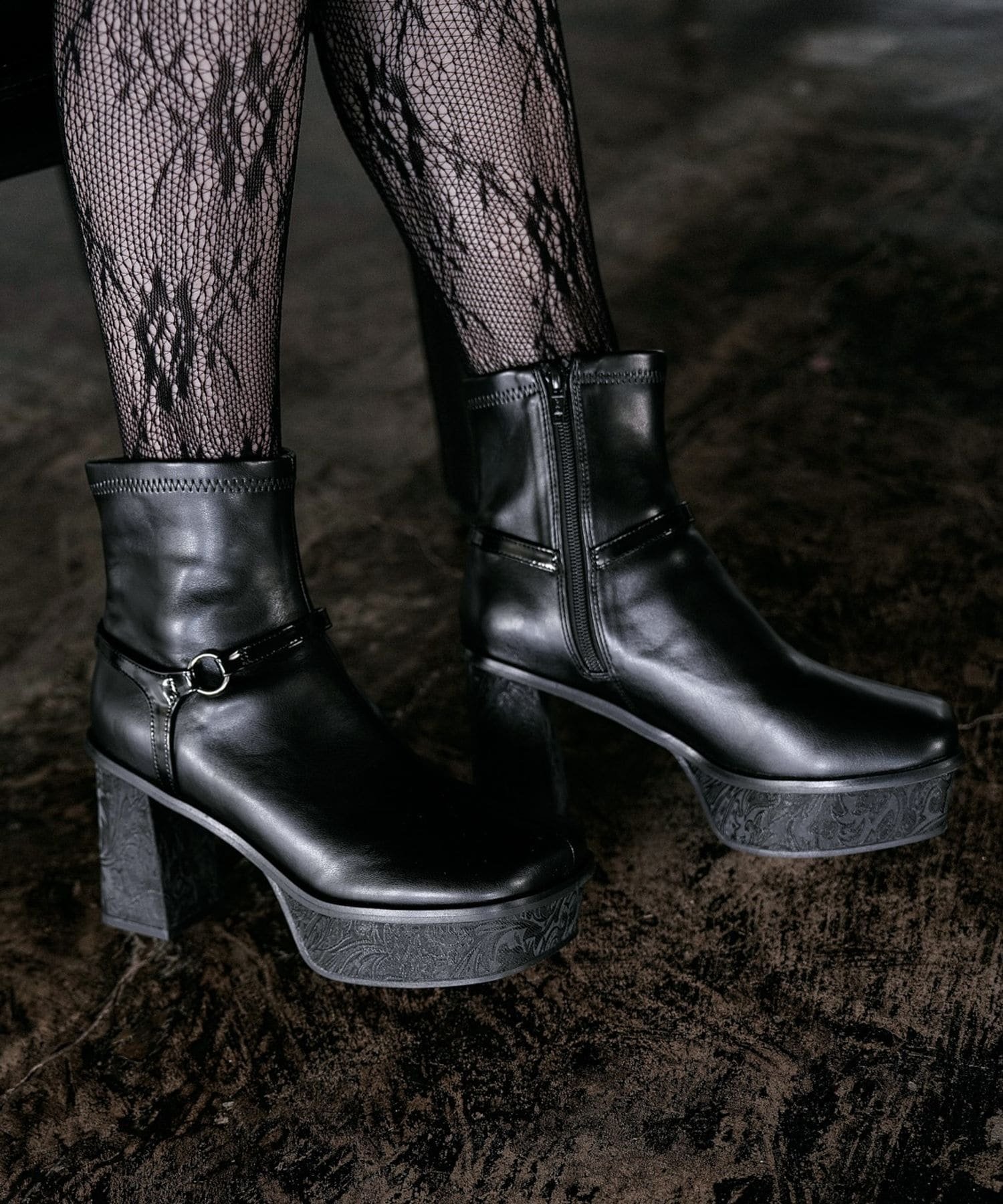 HARE｜ガラソールチャンキーブーツ | Rakuten Fashion(楽天