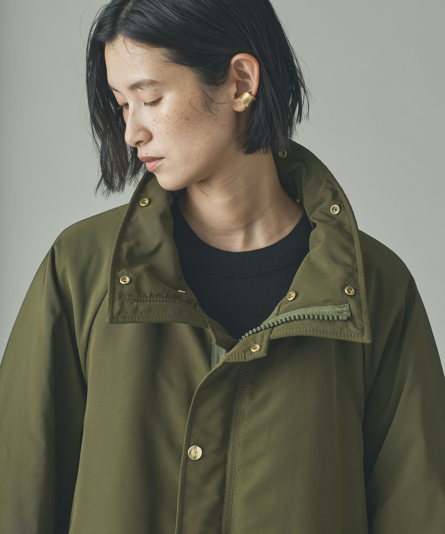 最終お値下げ❗️カレンソロジー【&RC】スウェーディッシュモッズコート ブラウン Curensology（カレンソロジー） モッズコート コート /「＆RC