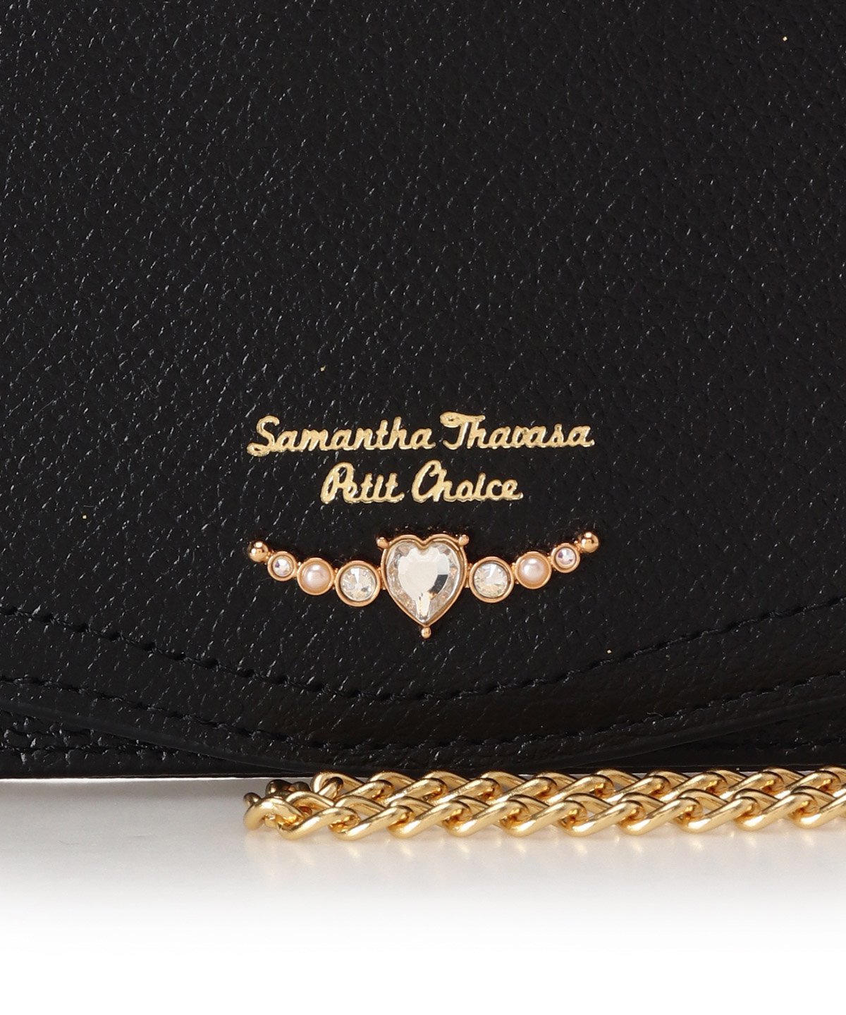 Samantha Thavasa Petit Choice｜クリアハートビジュー パスケース