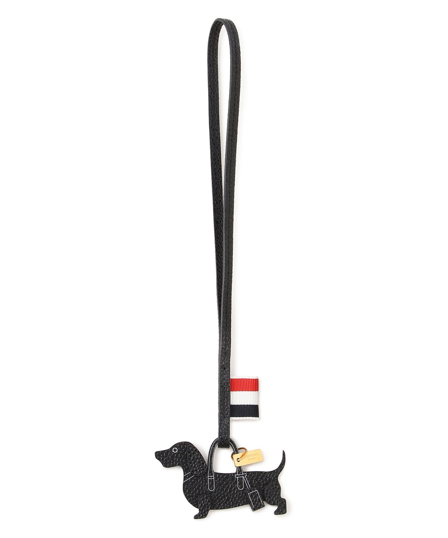 thom browne レザー　ストラップ　キーチェーン　キーホルダー キーホルダー 革 通販 キーリング キーチャーム ベルトループ キー