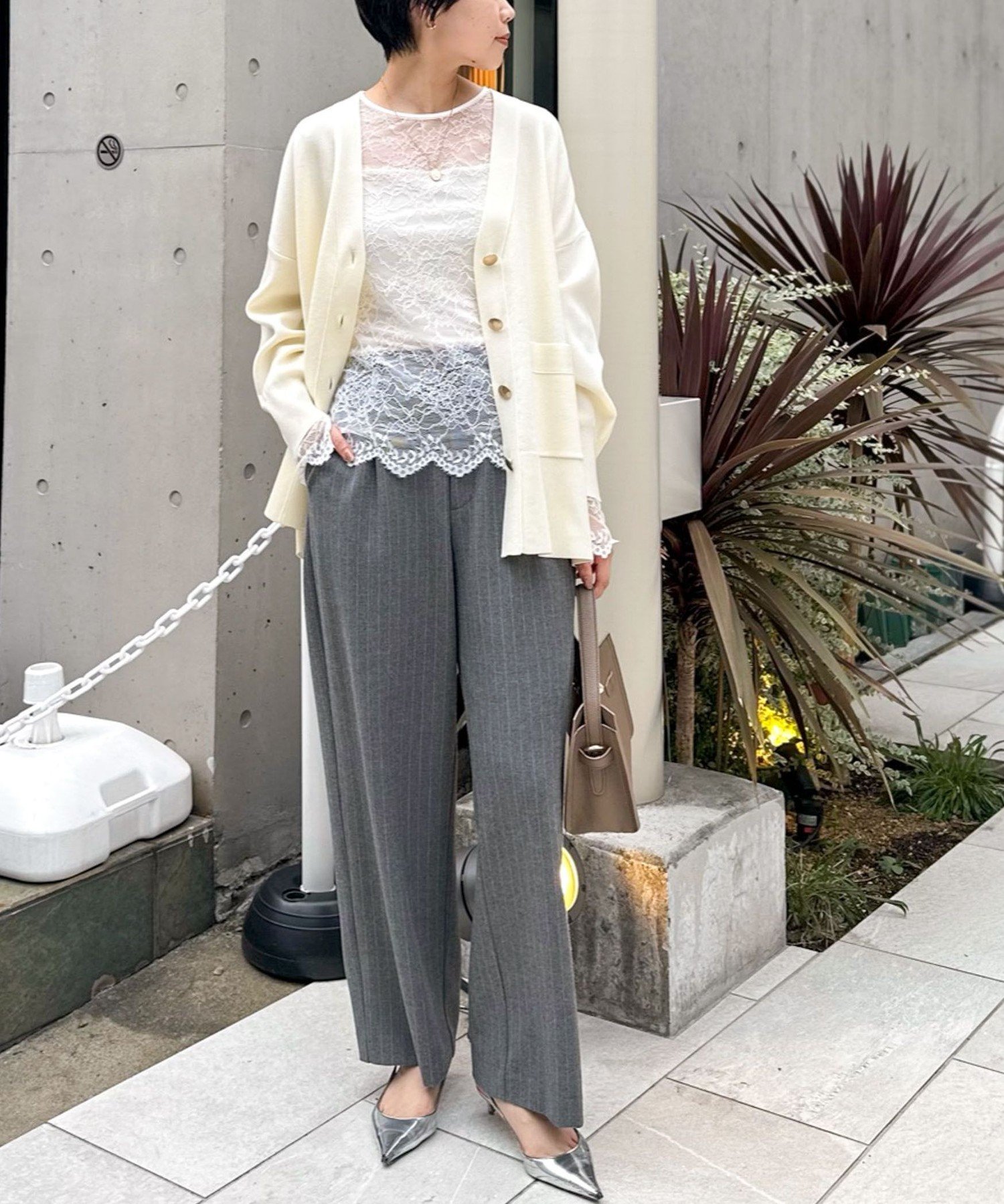 NOLLEY'S｜ウォッシャブルラッセルレースTブラウス | Rakuten Fashion