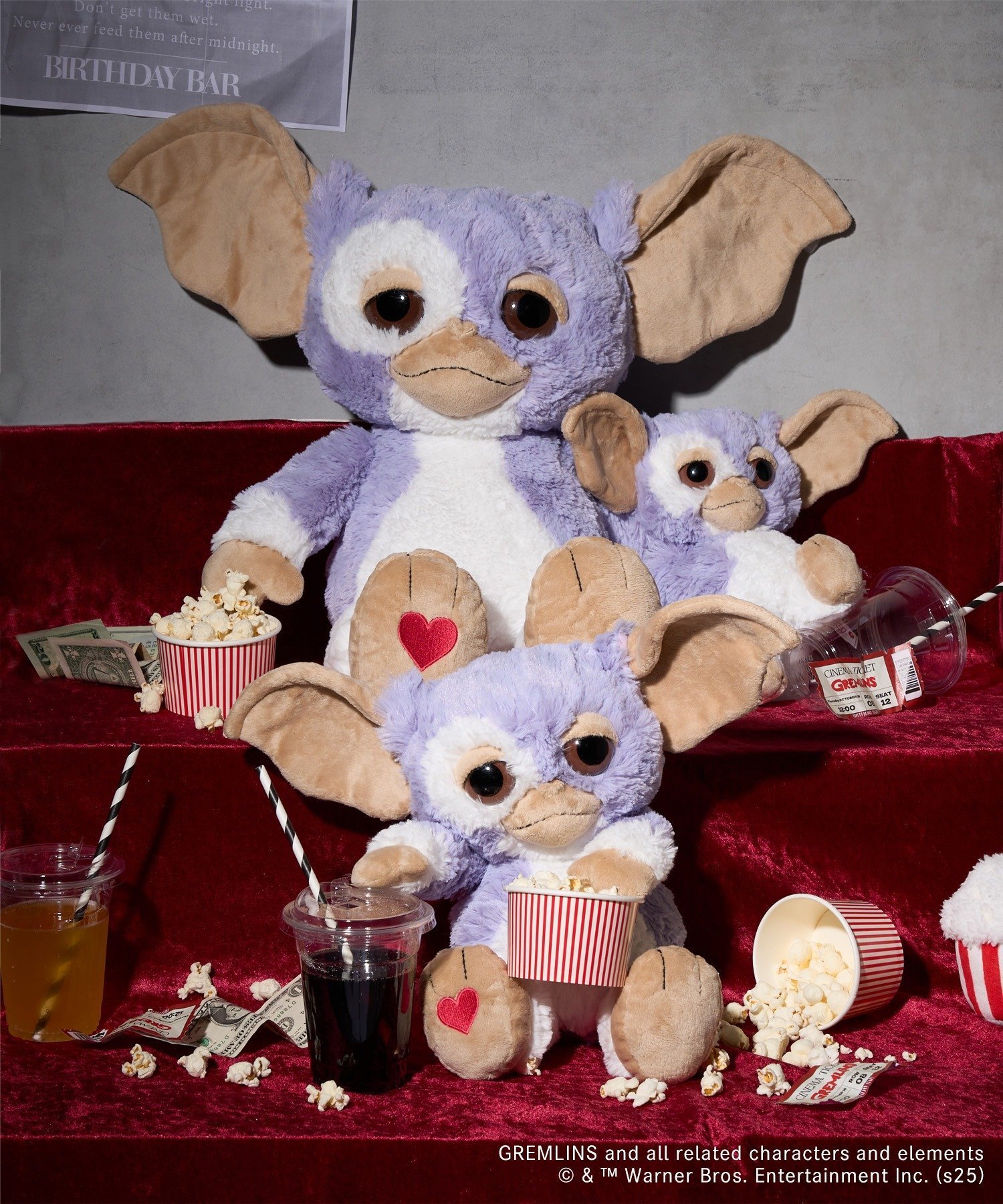 BIRTHDAY BAR｜【GREMLINS グレムリン】ギズモ ライラックグレーHeart