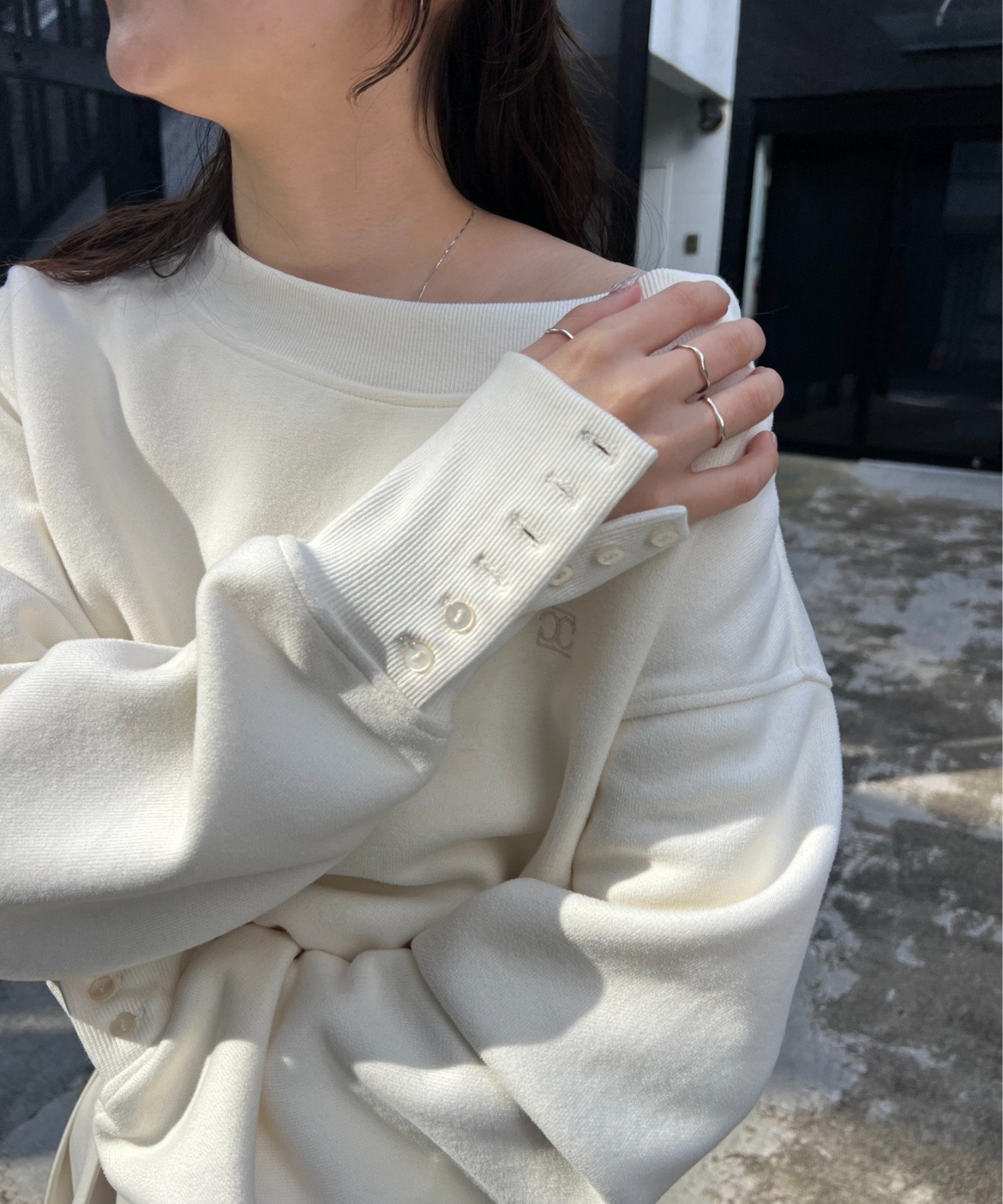 CAPRICIEUX LE'MAGE｜1ポイントボンディングスウェット | Rakuten