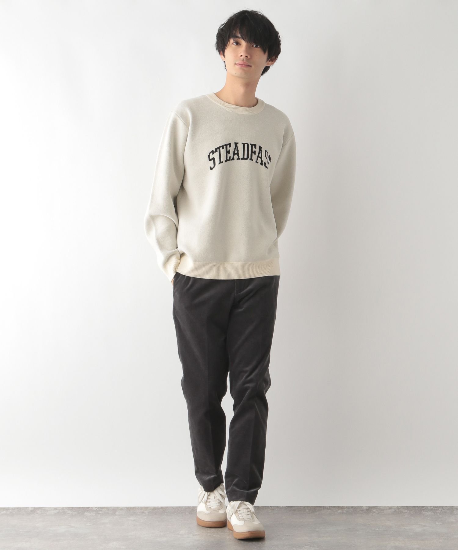 GLOBAL WORK｜モールニットロゴ/116387 | Rakuten Fashion(楽天