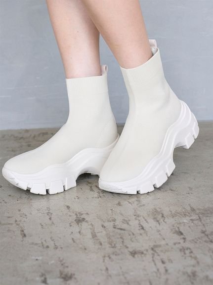 SNIDEL｜スニーカーソールショートブーツ | Rakuten Fashion(楽天
