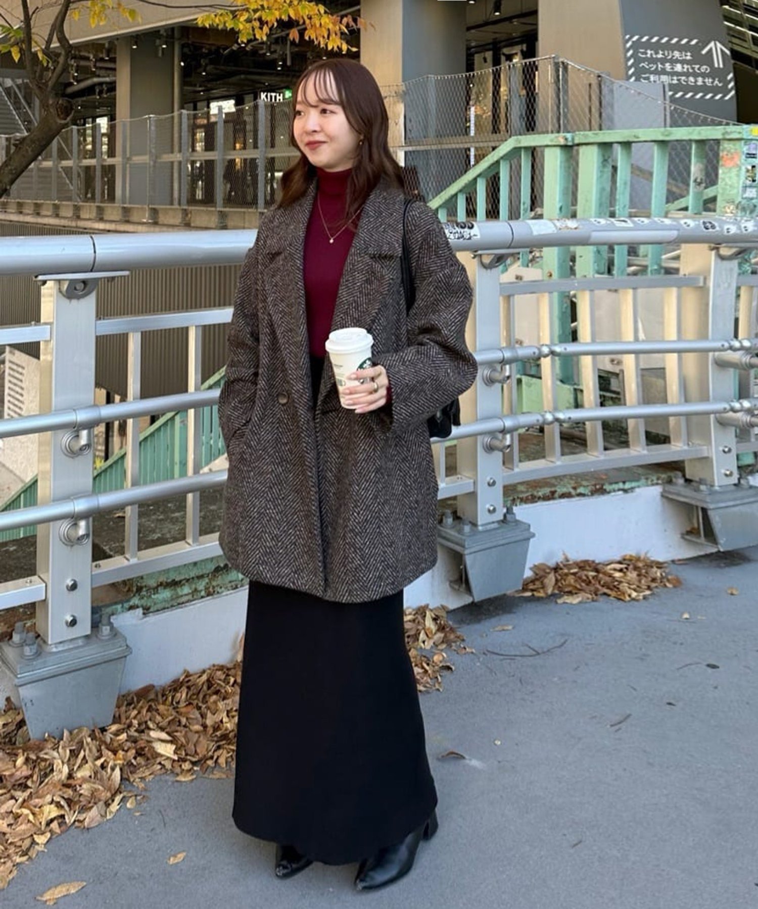 Discoat｜【WEB限定】ヘリンボーンダブルテラージャケット | Rakuten