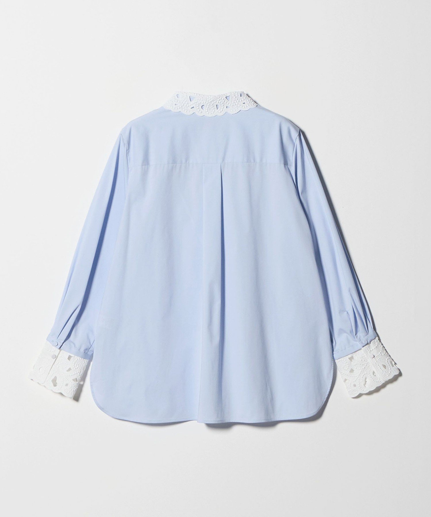 UNITED ARROWS｜エンブロイダリー カラー シャツ -ウォッシャブル