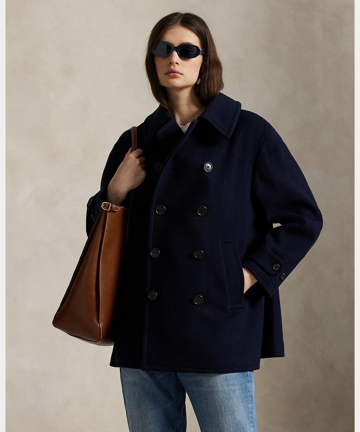 kate spade new york｜【公式】ウール クロップド ピーコート