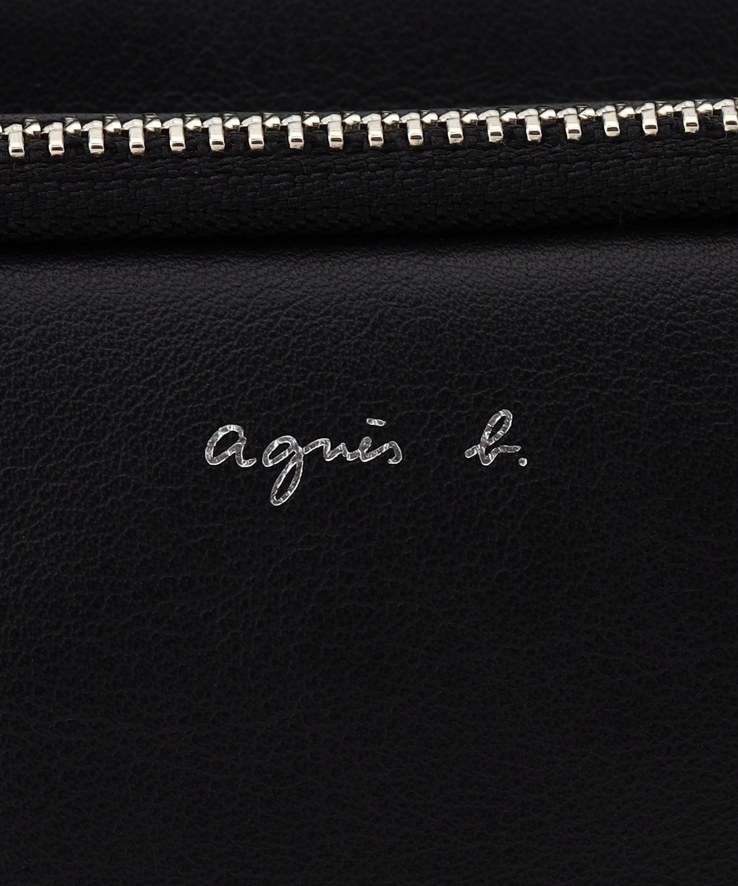 agnes b.｜レザーショルダーバッグ 