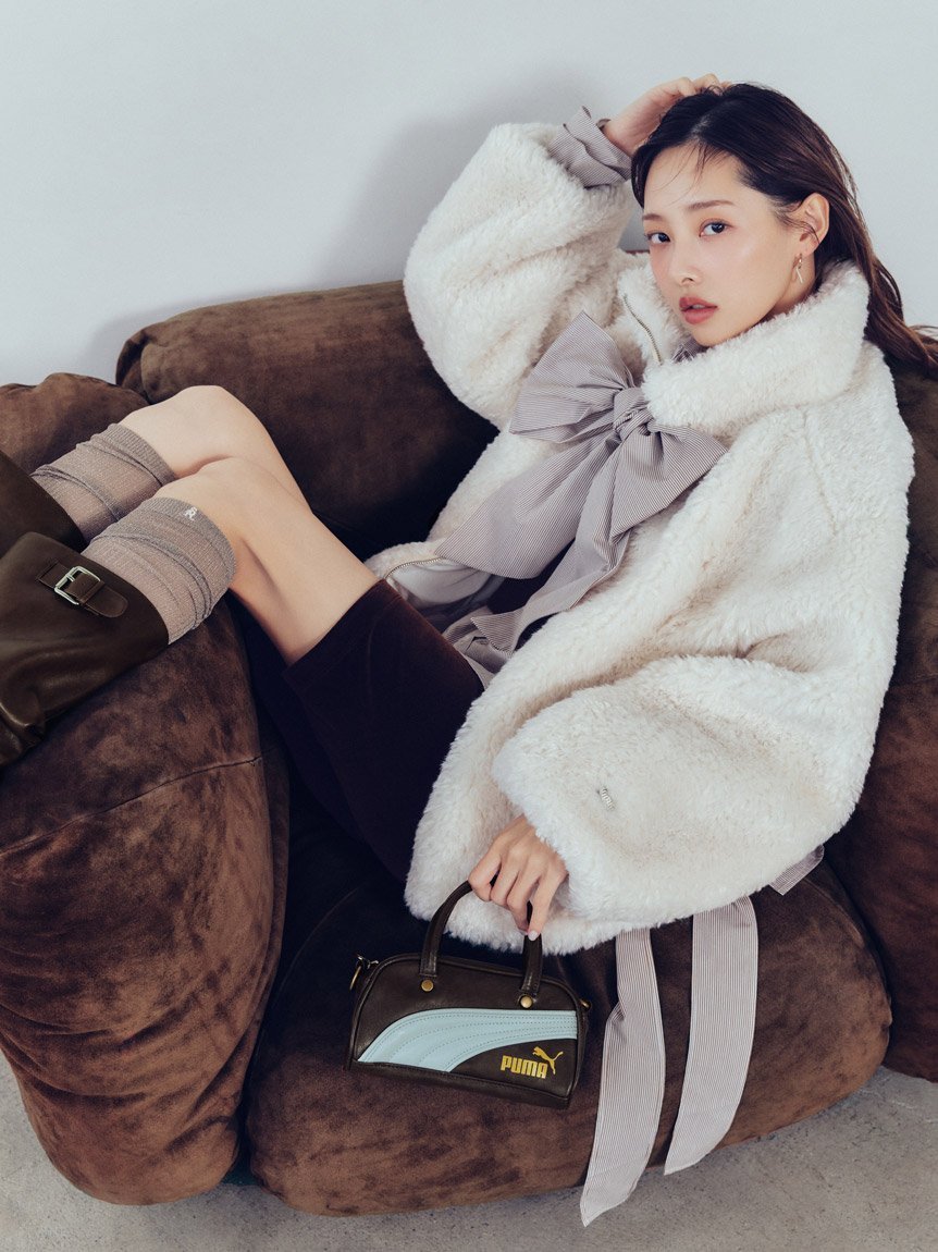 SNIDEL｜レイヤードボウタイチュニック | Rakuten Fashion(楽天