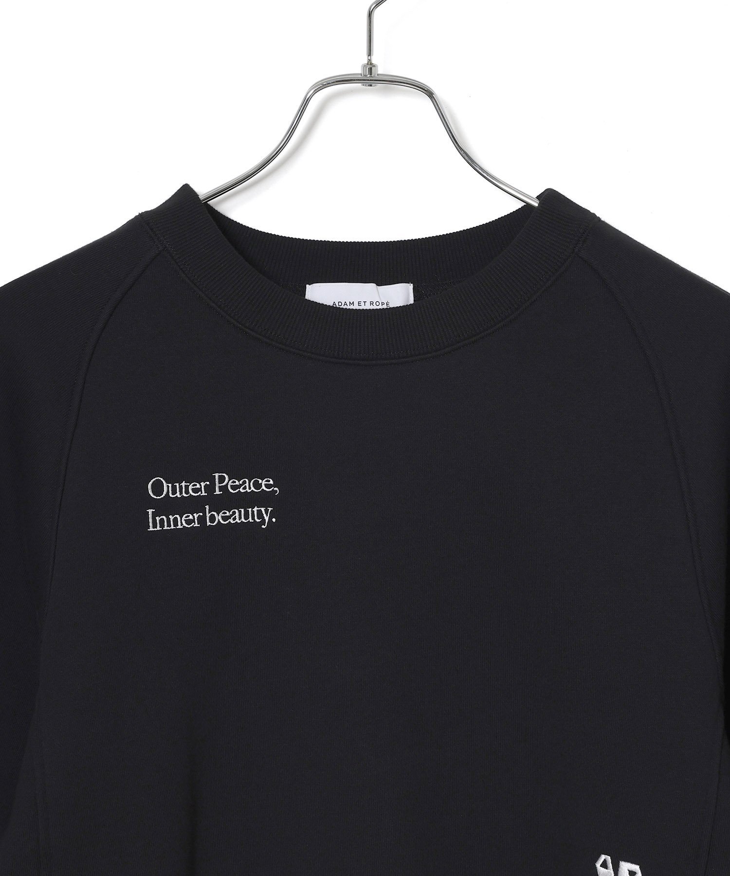 ADAM ET ROPE'｜【サステナブル】クロップドスウェット | Rakuten