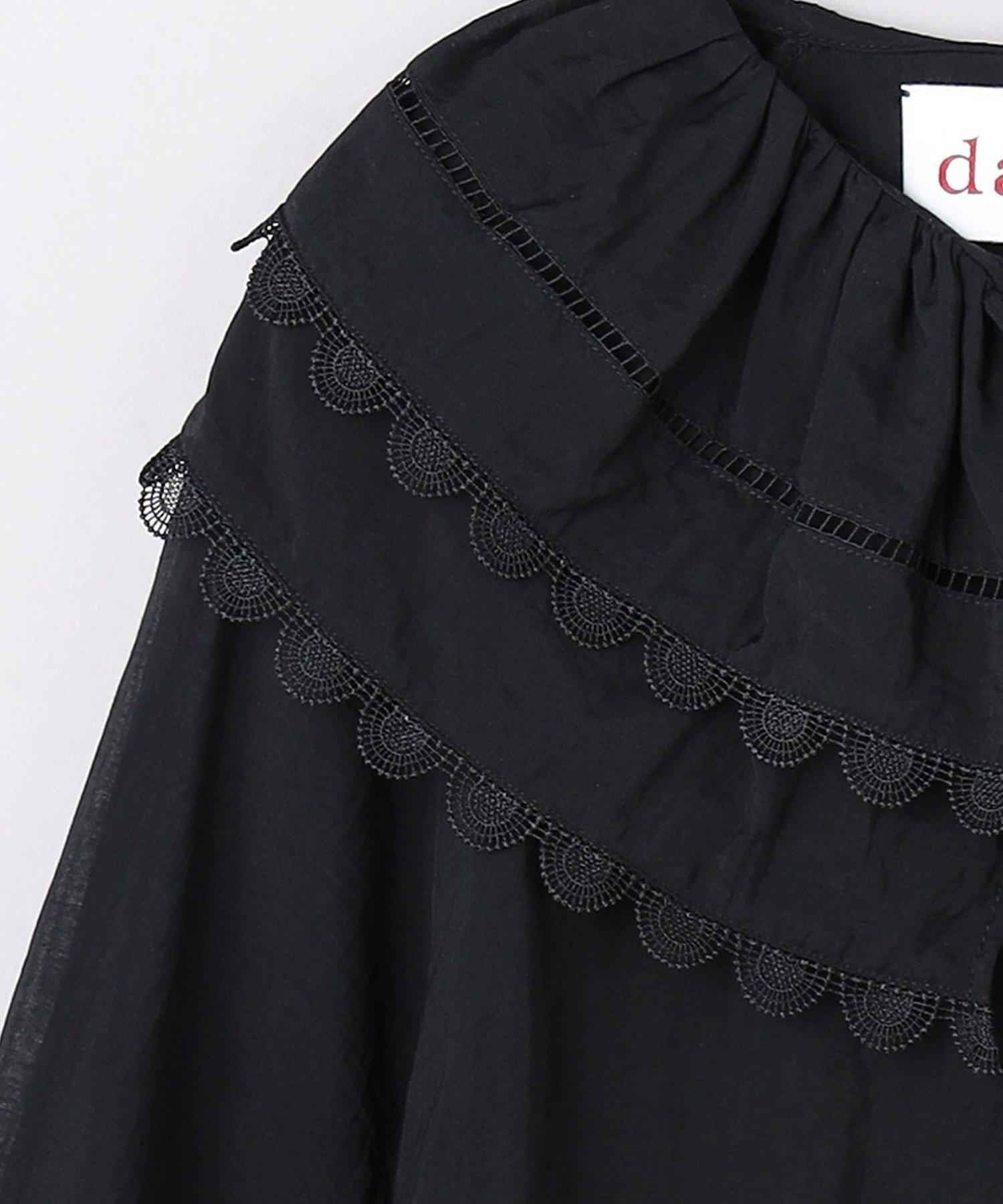 ＜dahl’ia＞ビッグフリルカラー シャツ UNITED ARROWS｜【別注】<dahl'ia>ビッグフリルカラー シャツ