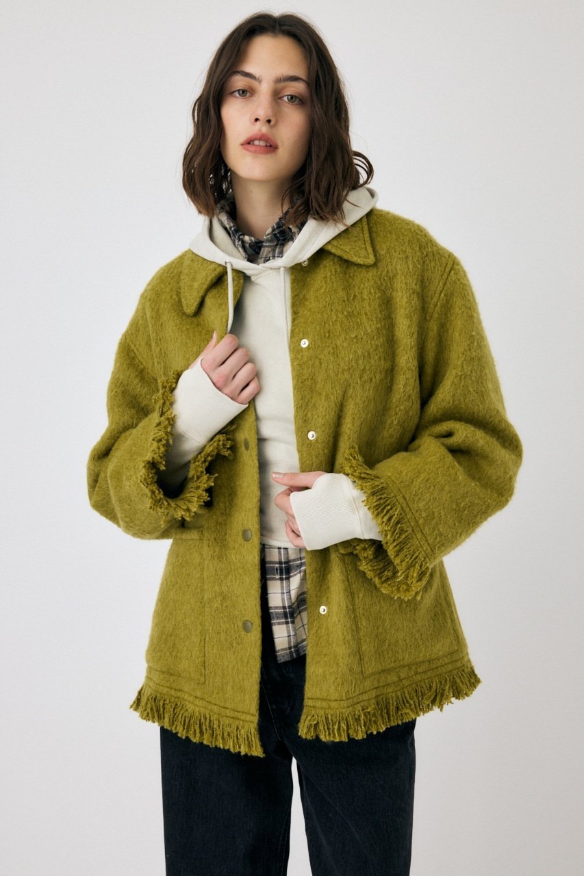 moussy｜【ウェブストア限定カラー】MIX シャツジャケット | Rakuten