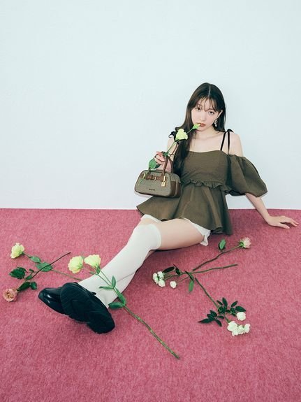 LILY BROWN｜3wayジャガードペプラムビスチェ | Rakuten Fashion(楽天