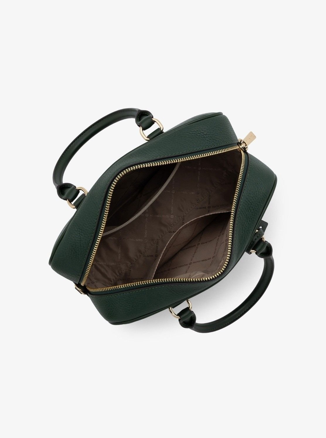 MICHAEL KORS｜THOMPSON ぺブルレザー ダッフル サッチェル ミディアム