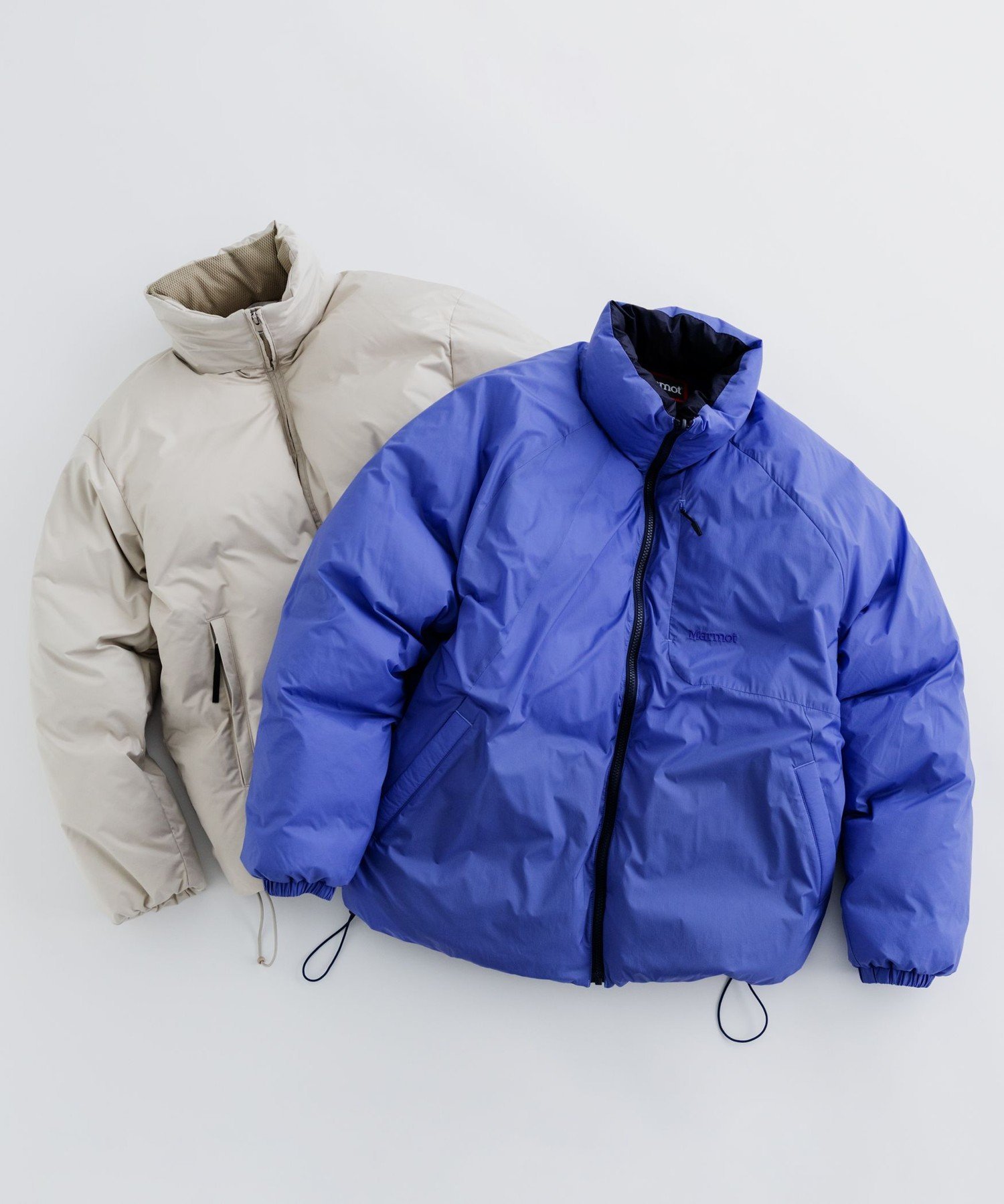 【別注】＜Marmot＞GLR リバーシブル ダウンジャケット UNITED ARROWS green label relaxing 【別注】＜Marmot＞GLR