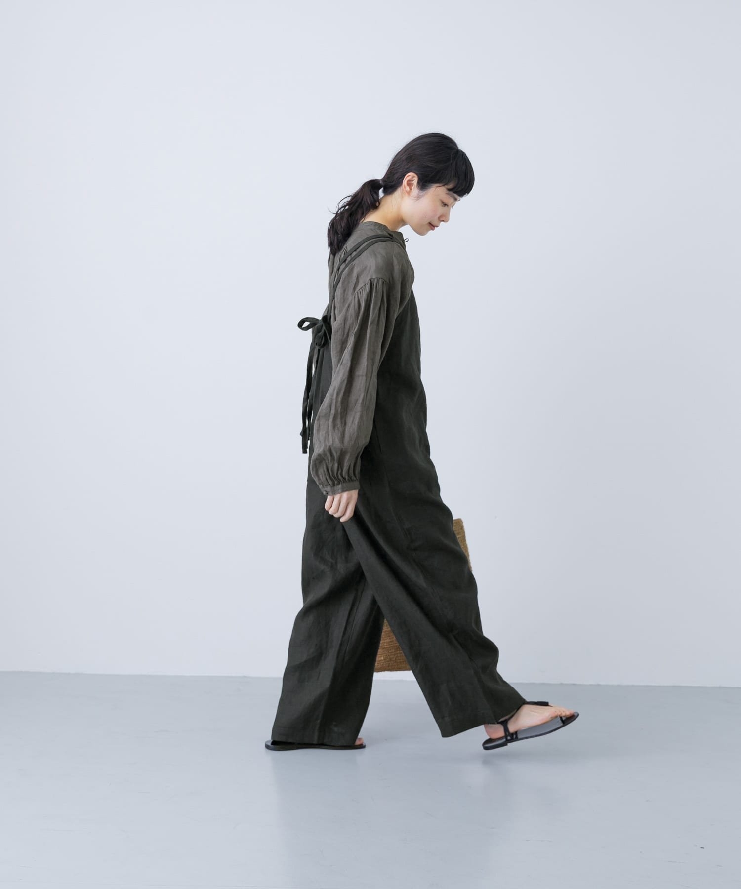 かぐれ｜リネンスモックブラウス | Rakuten Fashion(楽天ファッション