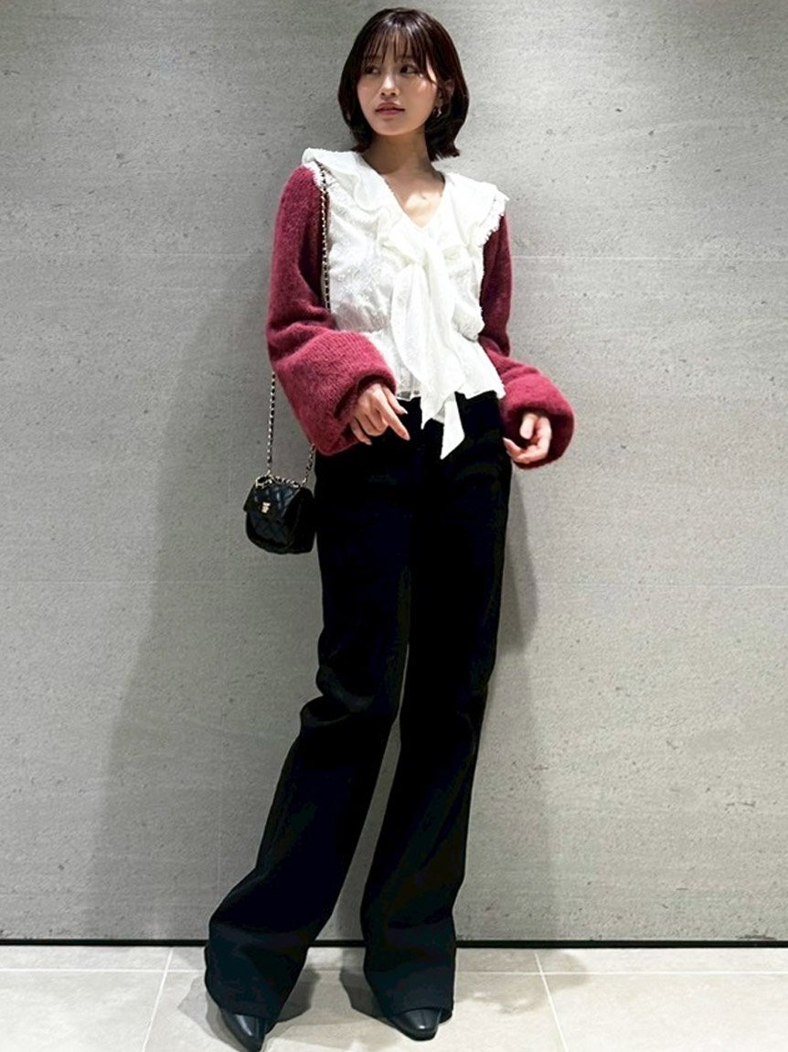 SNIDEL｜Sustainableバリエーションフリルブラウス | Rakuten Fashion