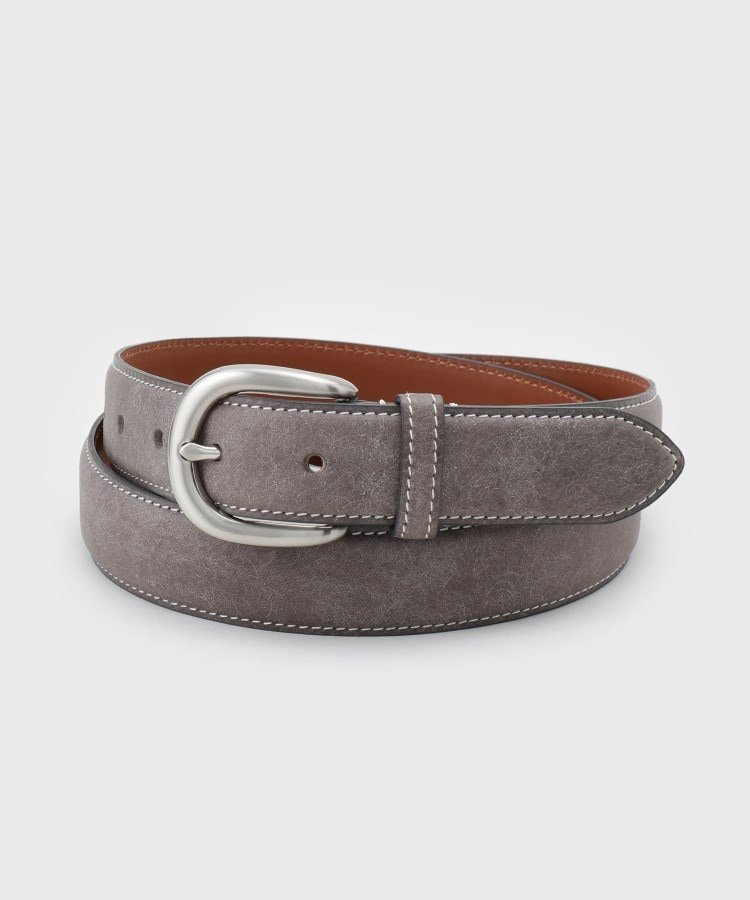 TAKEO KIKUCHI｜【Made in JAPAN】ONOFF対応 スクラッチレザー ベルト