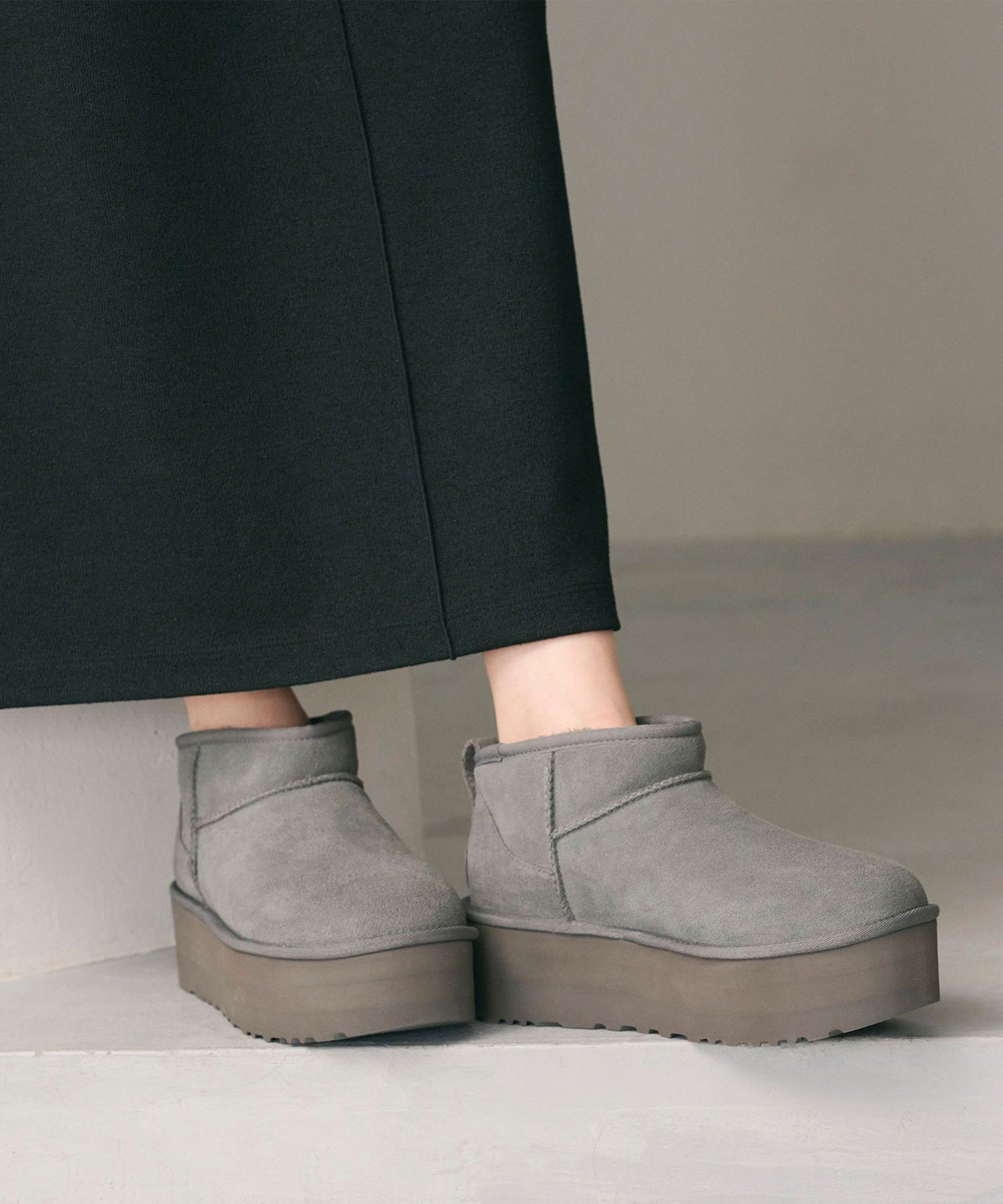 楽天市場】ugg 厚底 ブーツ（カラーグレー）（レディース靴｜靴）の通販