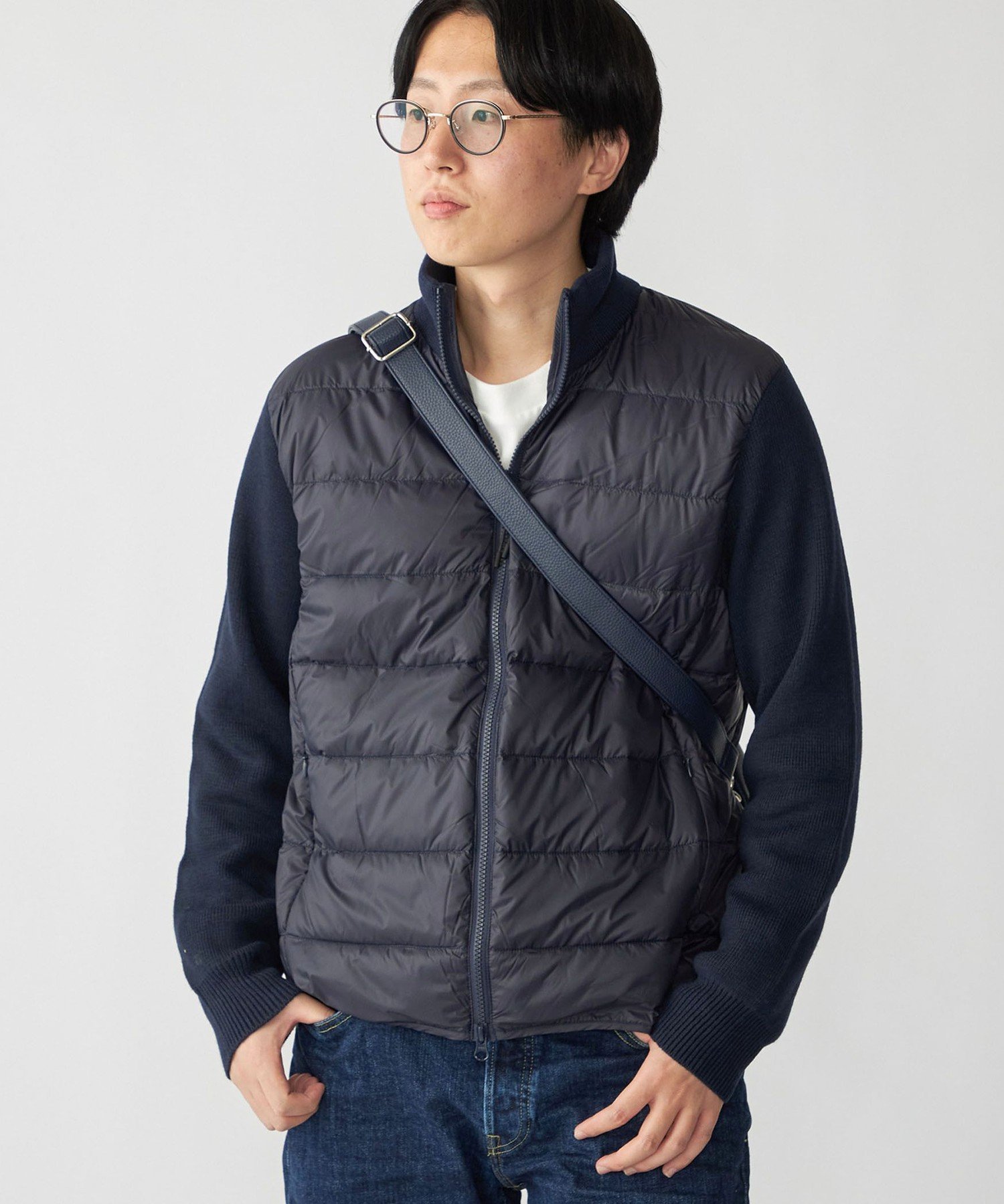 SHIPS 別注 TAION ダウンニット ジャケット SHIPS｜【WEB限定/SHIPS別注】TAION:<手洗い可能>ハイネック ダブル