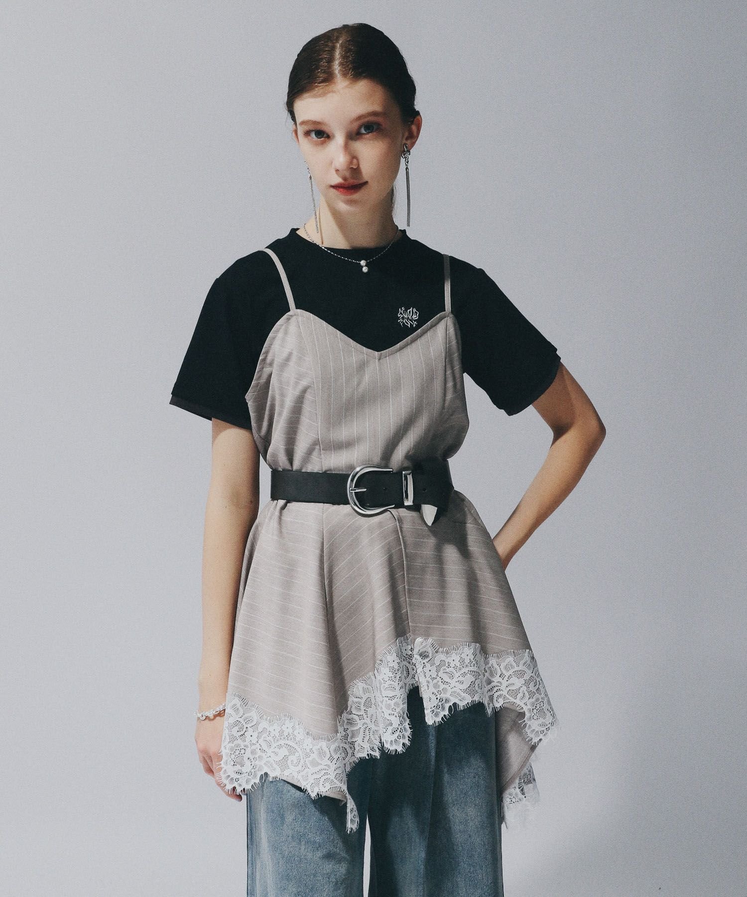 HARE｜レースドッキングキャミビスチェ | Rakuten Fashion(楽天