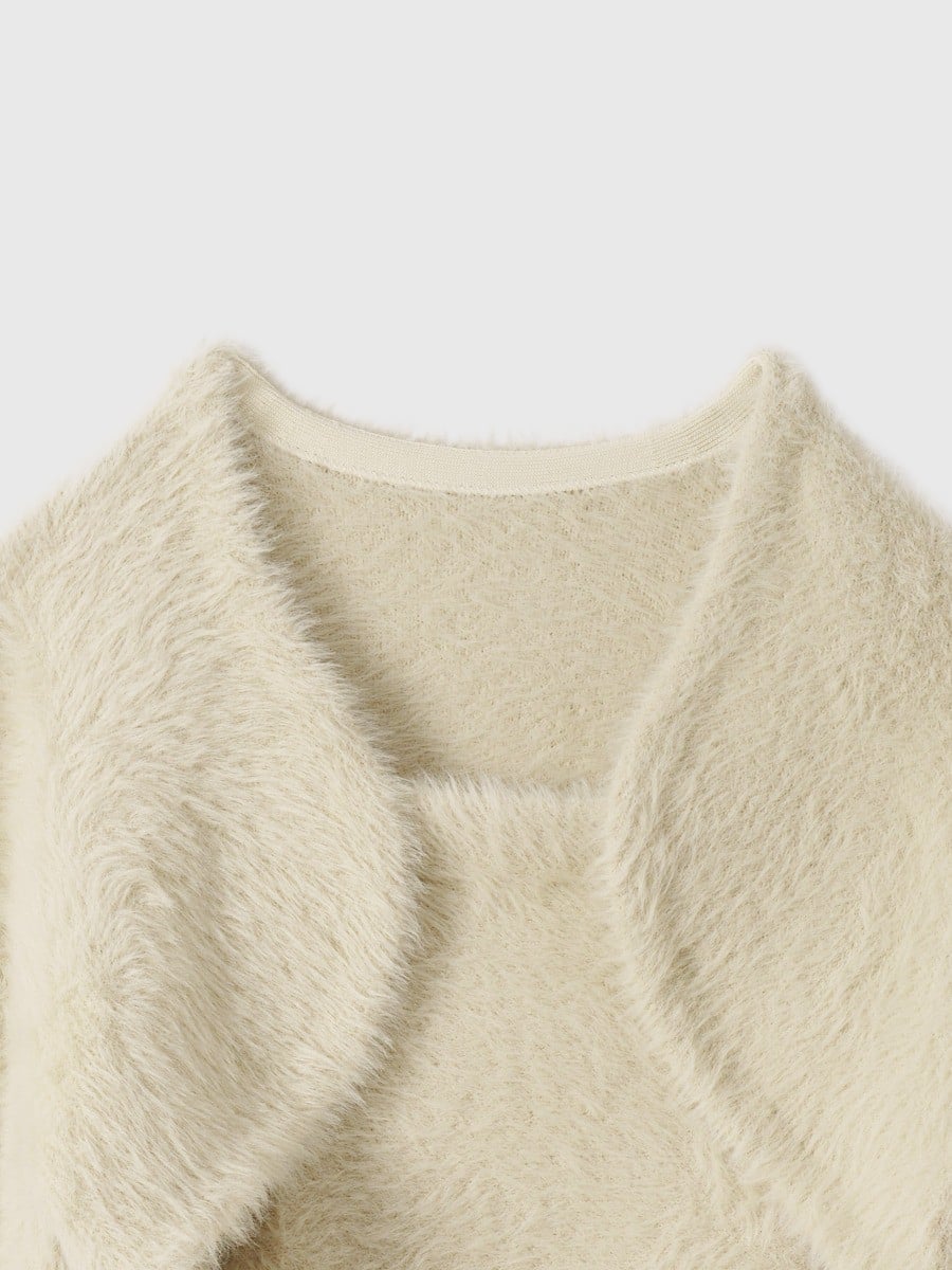 EIMY ISTOIRE｜フェザーペプラムニットカーディガンセット | Rakuten