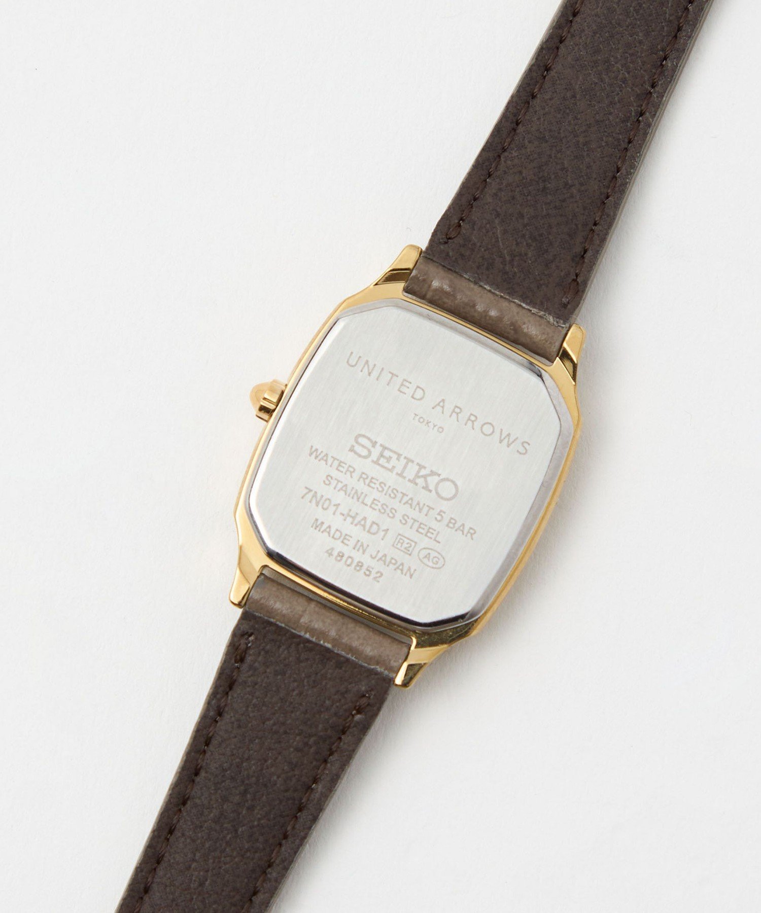 nonUNITED ARROWS 【別注】＜SEIKO＞スクエア レザー UNITED ARROWS 【別注】＜SEIKO＞スクエア レザー 腕時計 （NAVY