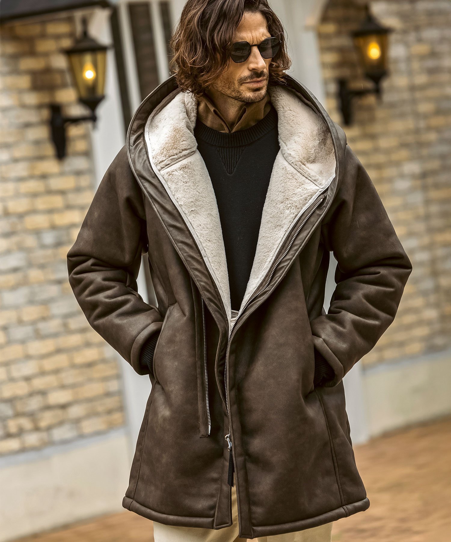 SHIFFON｜JH junhashimoto マイクロスウェードラップコート | Rakuten