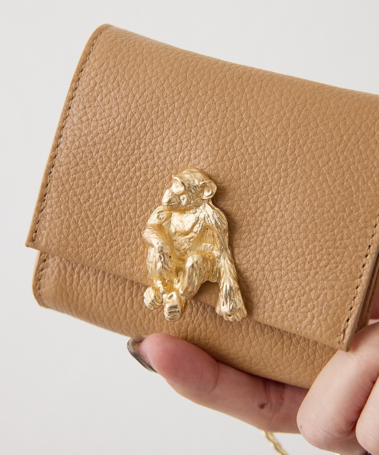 ear PAPILLONNER｜《本革》フラップマイクロショルダーバッグ