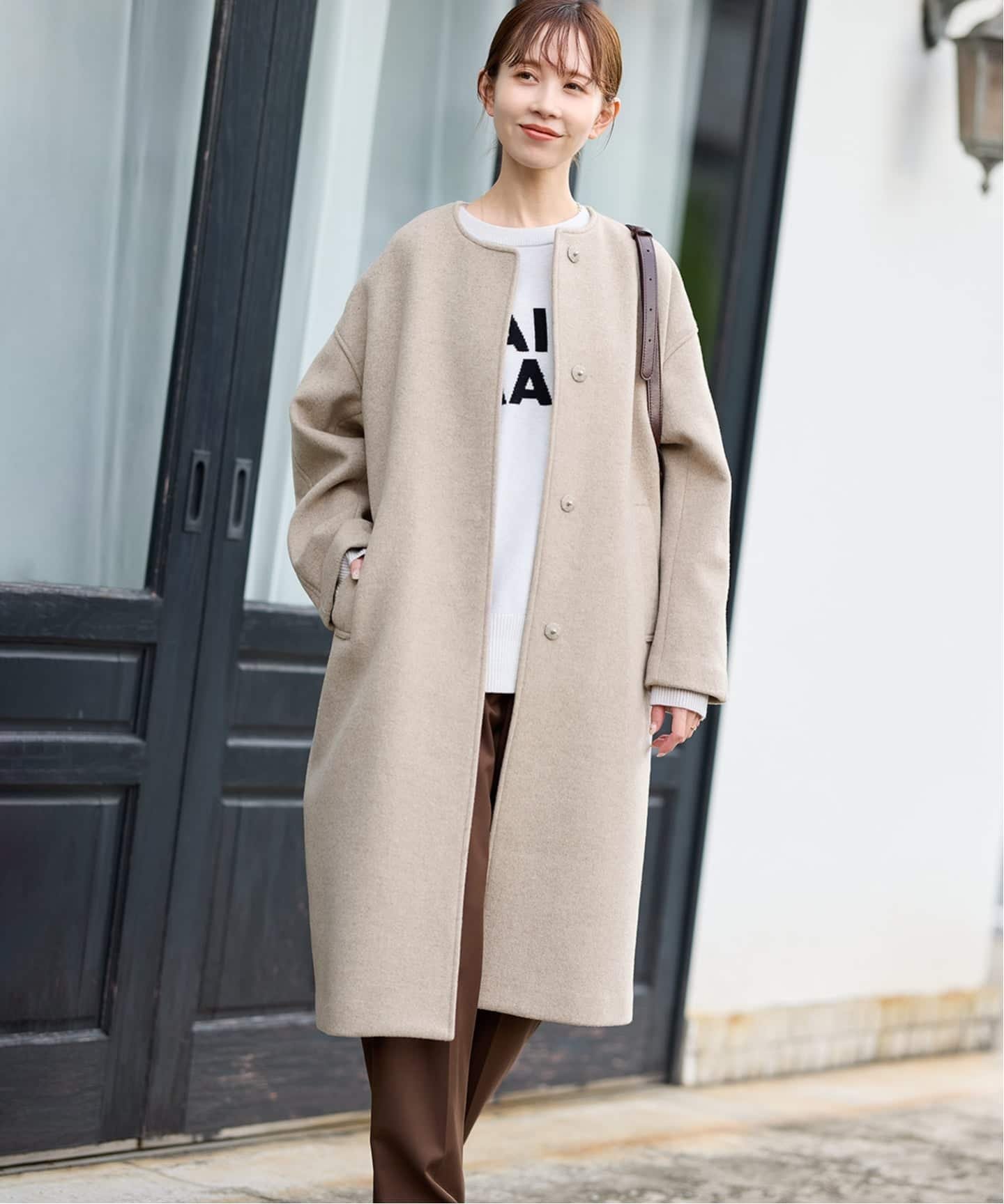 JOURNAL STANDARD｜《追加》スーパー140ビーバーノーカラーコート