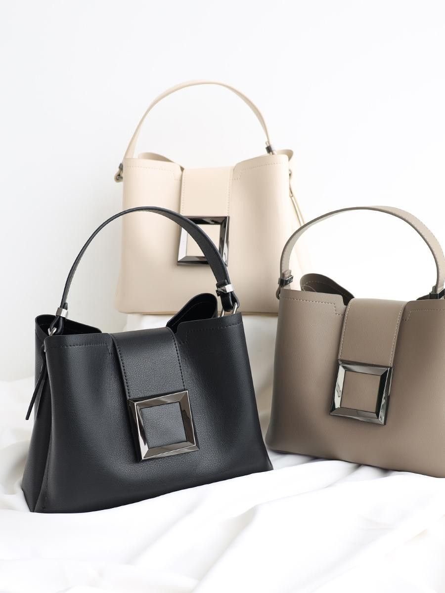 Vin｜スクエアバックルハンドバッグ | Rakuten Fashion(楽天