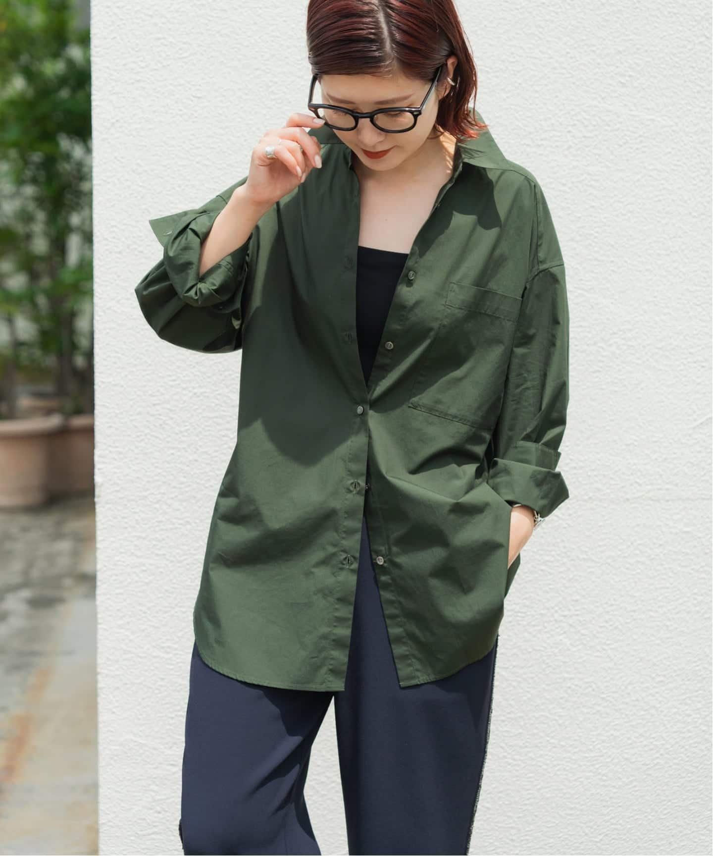 Spick & Span｜《WEB限定 / 追加》50コットンオーバーシャツ | Rakuten