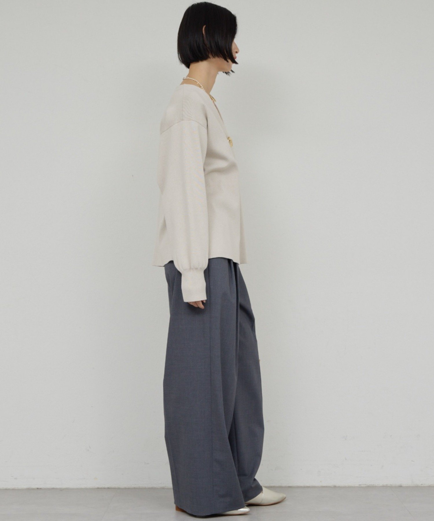 GALLARDAGALANTE｜ビジューVネックカーディガン | Rakuten Fashion