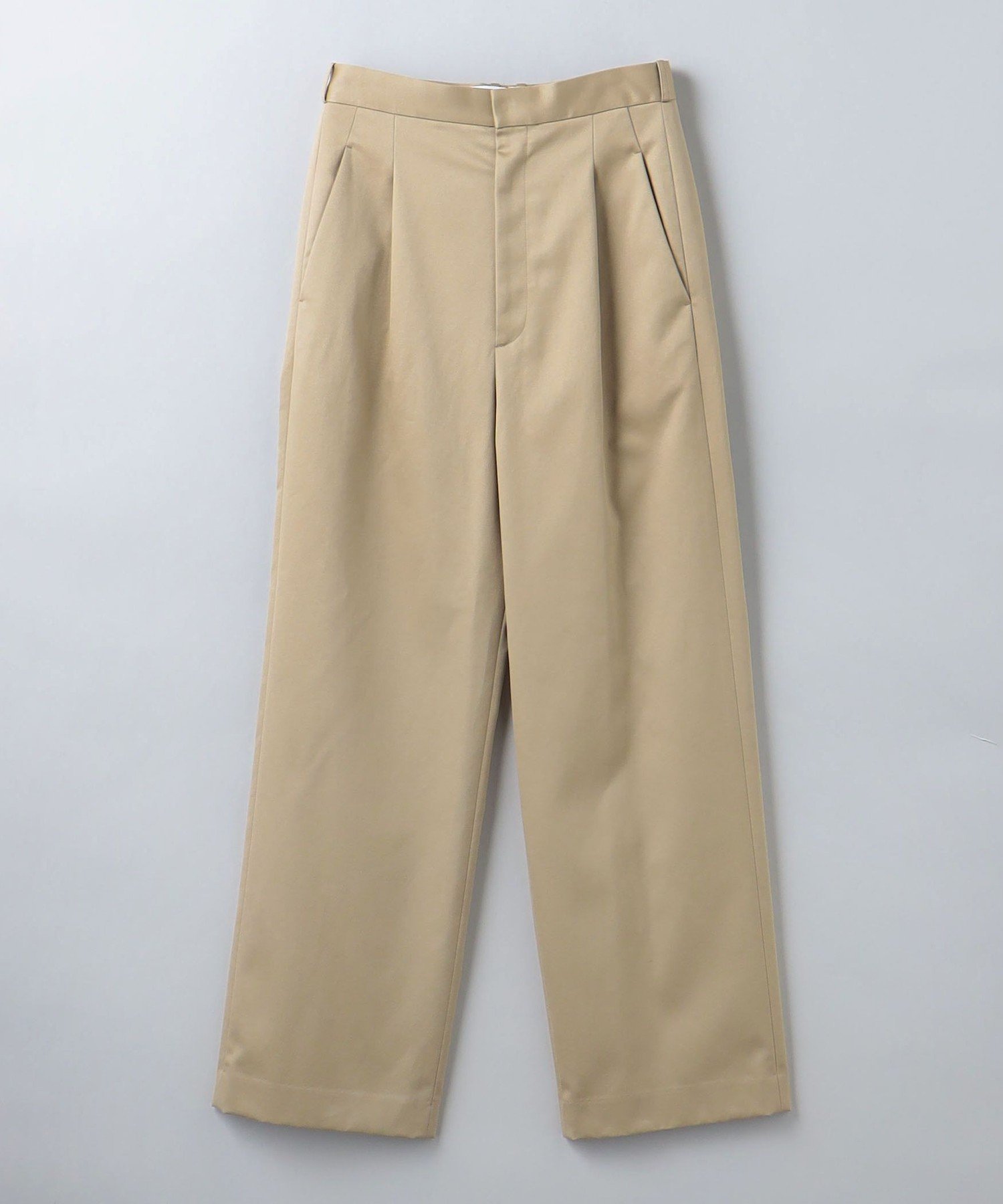 ＜6(ROKU)＞コットン チノ ワイド パンツ　ブラウン　34 6(ROKU)＞コットン チノ ワイド パンツ ブラウン 34 UNITED ARROWS LTD